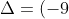 \Delta =(-9)^{2}-4.1.8