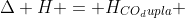 Delta H = H_{CO_dupla} + H_{ClCl} - H_{CO_tripla} - 2H_{CCl}