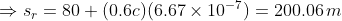 s80(0.6c) (6.67 x 10)200.06m