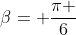 eta= frac{pi }{6}