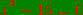 {\color{Red} x^{2}-16=0}