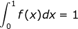 f(x)dx- 1