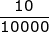 | 10 10000