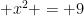 x^{2} = 9