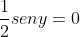 frac{sqrt3}{2}cosy+frac{1}{2}seny=0
