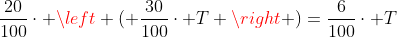 frac{20}{100}cdot left ( frac{30}{100}cdot T 
ight )=frac{6}{100}cdot T