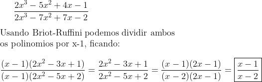 (PUC Minas) Sendo p(x) = 2x^3 – 5x^2 + 4x – 1 Gif
