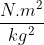 \frac{N.m^{2}}{kg^{2}}