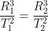 frac{R^{3}_{1}}{T^{2}_{1}}=frac{R^{3}_{2}}{T^{2}_{2}}