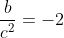 b+c^2+ac+frac{b}{c^2}=-2