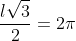 frac{lsqrt{3}}{2}=2pi+pi+2.frac{lsqrt{3}}{6}