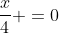 x^{2}-2x+1 - 1+frac{x}{4} =0