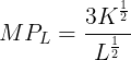 large MP_L= rac{3K^{rac{1}{2}}}{L^{rac{1}{2}}}