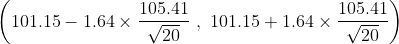 105.41 ( 105쁨, 10115+1 64x ) 101.15-1.64 ×