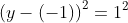 left(x-1
ight)^2+left(y-left(-1
ight)
ight)^2=1^2