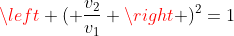 left (frac{v_0-sqrt{3}v_2}{v_1} 
ight )^2+left ( frac{v_2}{v_1} 
ight )^2=1