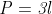 \LARGE \mathbf{\mathit{P=3l}}