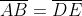 \overline{AB}=\overline{DE}