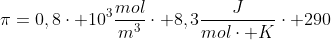 pi=0,8cdot 10^3frac{mol}{m^3}cdot 8,3frac{J}{molcdot K}cdot 290;K