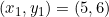 \small (x_1,y_1) = (5,6)