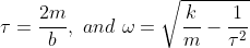 2m h, and w=1 - and w= V m