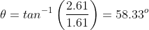 2.61533 θ tan-1 1.61