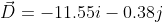 D = _ 1 1 . 552-0.38j