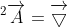 \bigtriangledown ^{2}\overrightarrow{A}=\overrightarrow{\bigtriangledown }(\overrightarrow{\bigtriangledown }.\overrightarrow{A})-\overrightarrow{\bigtriangledown } X\overrightarrow{\bigtriangledown } X \overrightarrow{A}