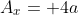 {A_x}= 4a+0b+0c+{A_y}