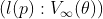 gif.latex?(l(p):V_{\infty}(\theta))