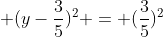 C: (x-frac{1}{5})^{2} + (y-frac{3}{5})^{2} = (frac{3}{5})^{2}