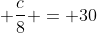 frac{p}{15} + frac{c}{8} = 30