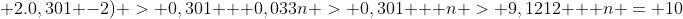 1200 . (frac{108}{100})^{n} > 2.12000 \ \ n . log (frac{108}{100}) > log 2 \ \ n (log 3^{3} + log 2^{2} - log 10^{2} ) > log 2 \ \ n (3.0,477 + 2.0,301 -2) > 0,301 \ \ 0,033n > 0,301 \ \ n > 9,1212 \ \ n = 10