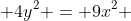 9x^2 + 12xy + 4y^2 = 9x^2 + 4y^2 + 12cdot xy