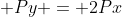 4F_{0} (x+y) + Px + Py = 2Px