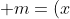 x^2 - 5x + m=(x+a)^2