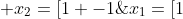 \&space;x_1=[1\&space;1 -1] \&space;\&space; x_2=[1 -1\&space;1] 