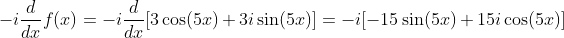 cs(5in(5)]-15 sin(5r)+ 15i cos(5)