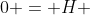 0 = H +sqrt{2gh}cdot t_2 -frac{gt_2^2}{2} (II)
