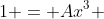 1 = Ax^{3} + 4Ax +Bx^{2} + 4B + Dx^{3}+2Dx^{2}+2Dx+Cx^{2}+2Cx+2C