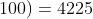 x(x+100)=4225