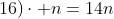 (12n+2n+2+16)cdot n=14n+18