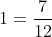 1=frac{7}{12}+3sen^2x(1-sen^2x)