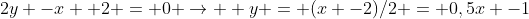 41 reta perpendicular 2%20=%200,5x%20-1