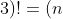 (n+3)!=(n+3)cdot(n+2)!