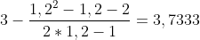 3-\frac{1,2^2-1,2-2}{2*1,2-1}=3,7333