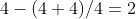 4=2