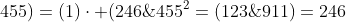 \123;456^2-123;455^2=(123;456-123;455)cdot (123;456+123;455)=\\(1)cdot (246;911)=246;911