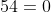 5V^2-51V+54=0
