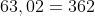 n = \frac{m}{M}\Leftrightarrow m(HNO_{3})= n\times M= 5,74 \times 63,02=362\: g